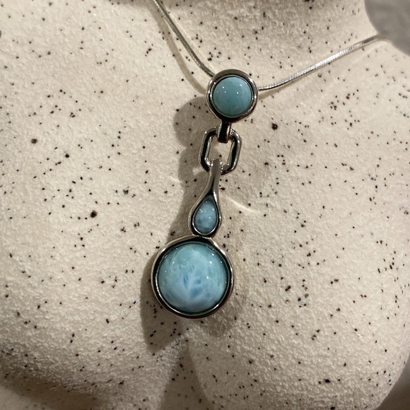 Larimar necklace - Picture 2 of 3